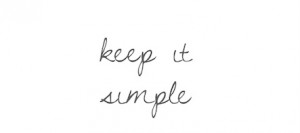 keep it simple on plain white background.
