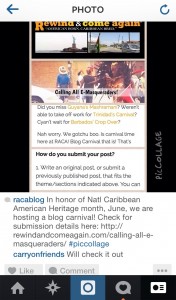 screenshot from COF RACA instagram