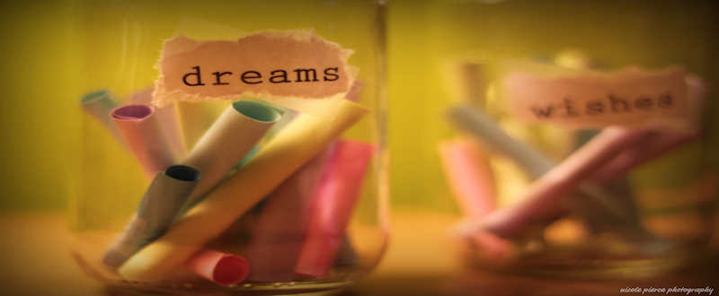 dreams and wishes in a jar