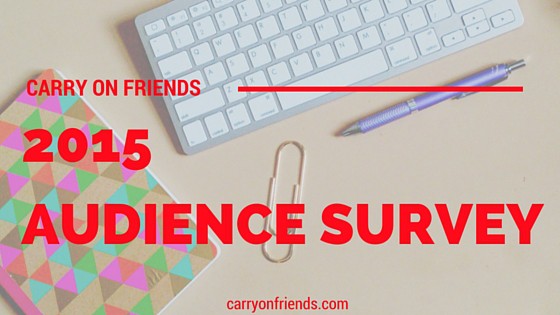 carry on friends audience survey