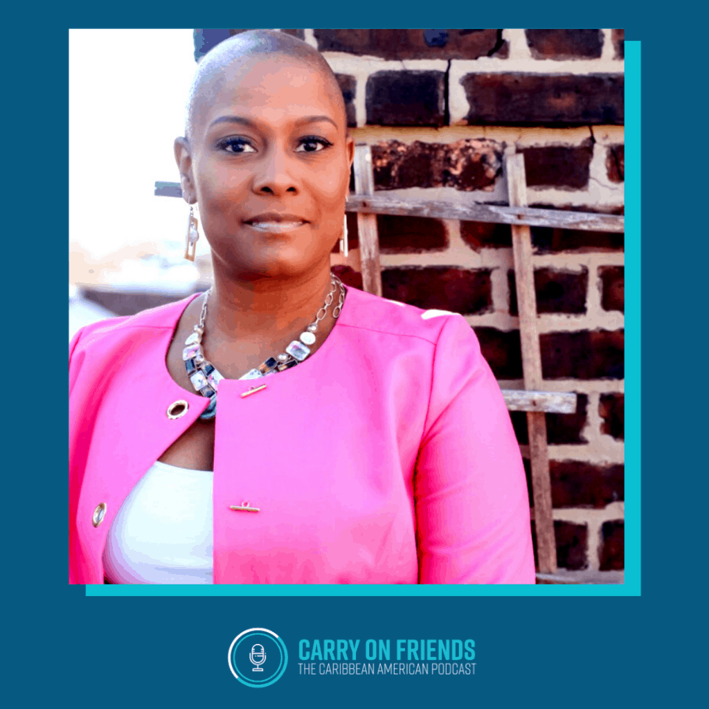 Joyell Crawfor on Carry On Friends The Caribbean American Podcast Joyel Crawford certified career coach on the Carry On Friends Podcast