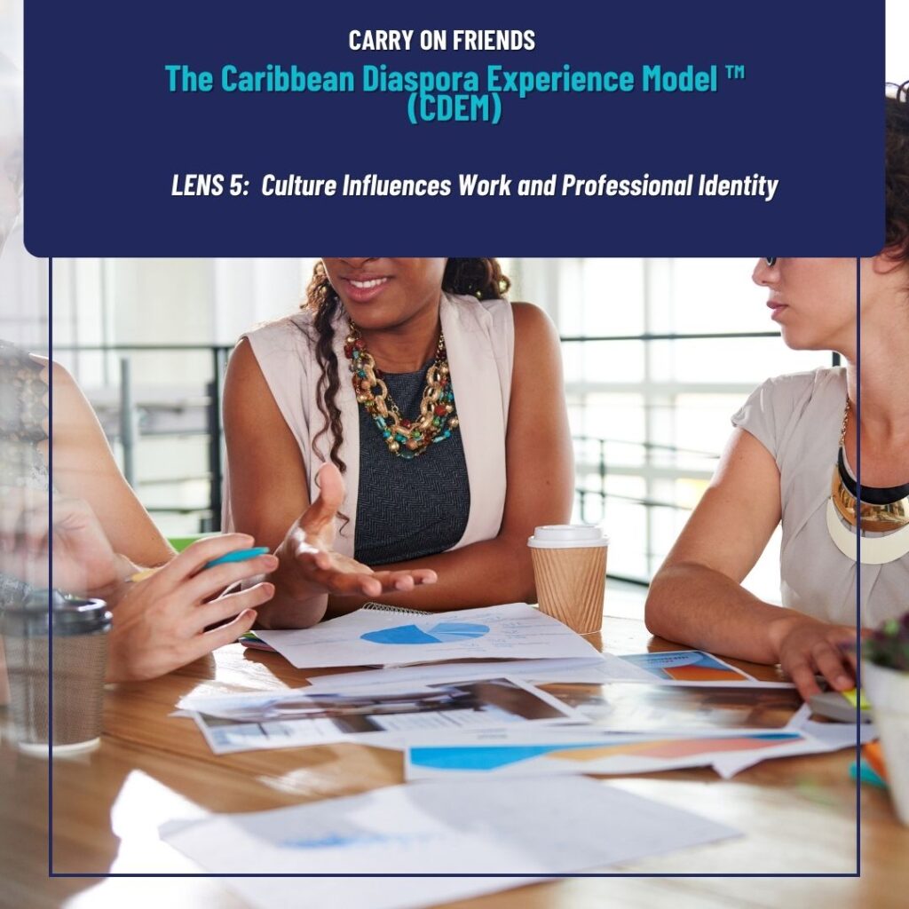 Caribbean Diaspora Experience Model Lens 5 Cultural Idenity Influences How We Show Up at Work
