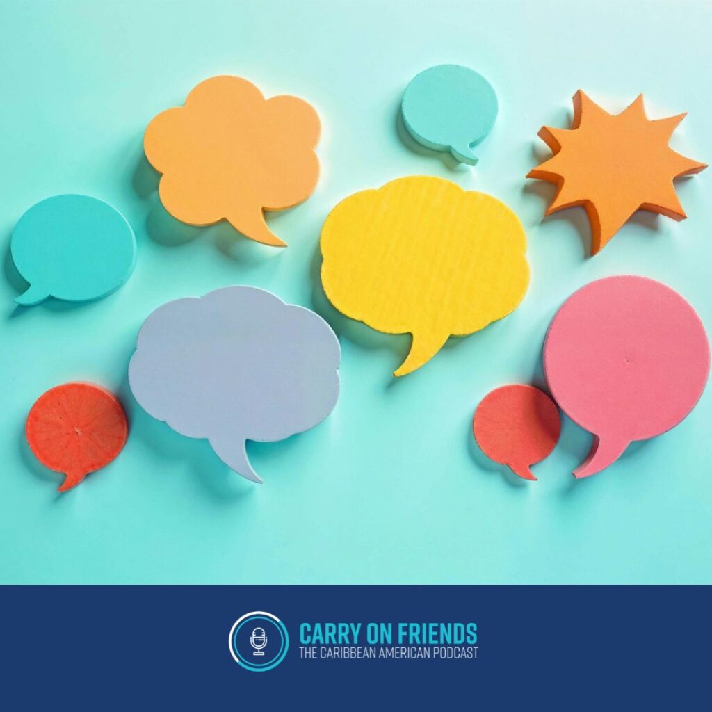 speech bubbles Caribbean Languages are not broken English